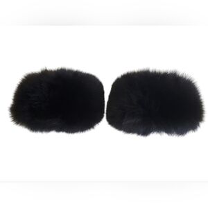 Faux Fur Cuffs Applied with Velcro